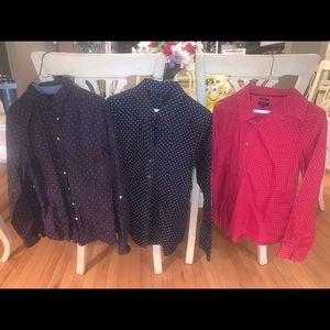 3 size 12 Talbots button downs